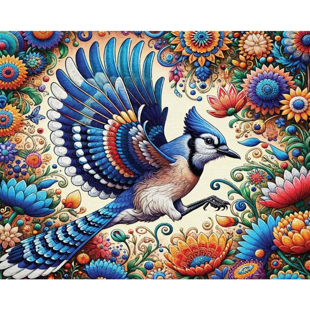 Bluejay in Summer 1000 Piece Puzzle Seventh Alternate Image