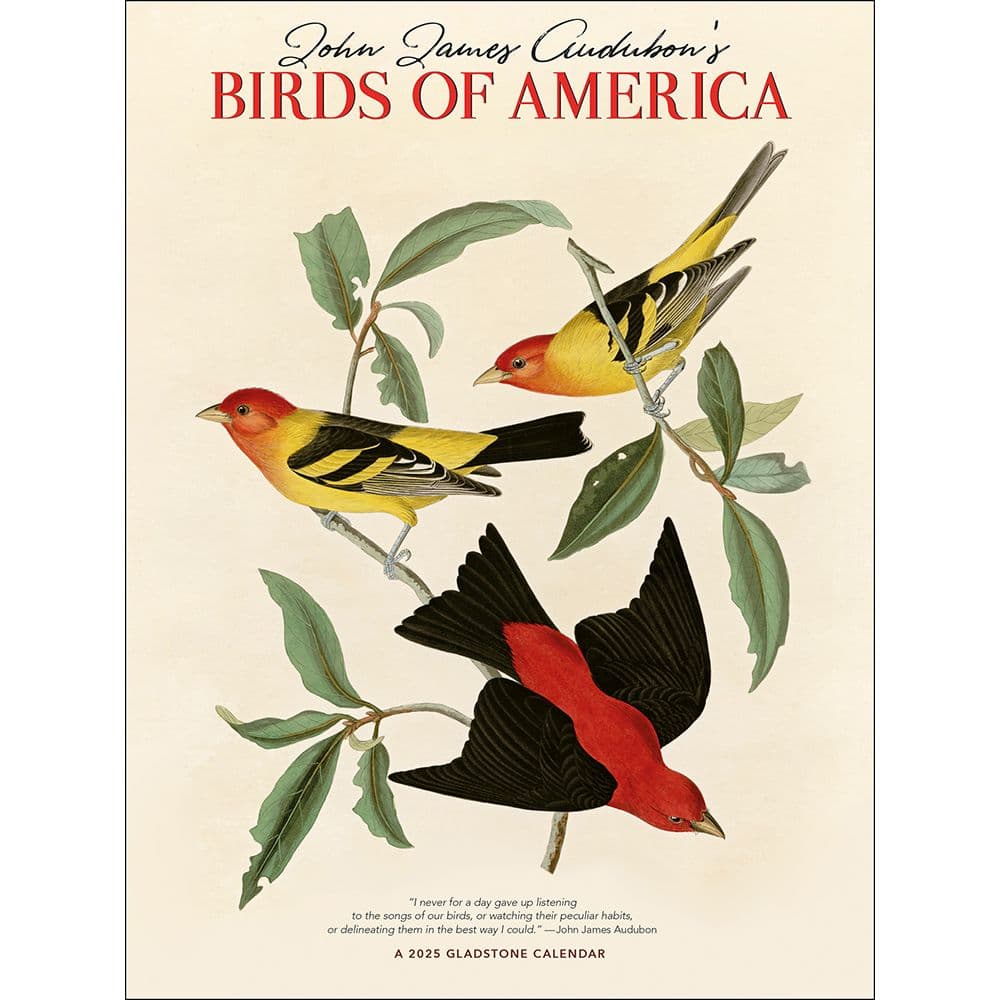 Audubon Birds of America 2025 Wall Calendar Main Image