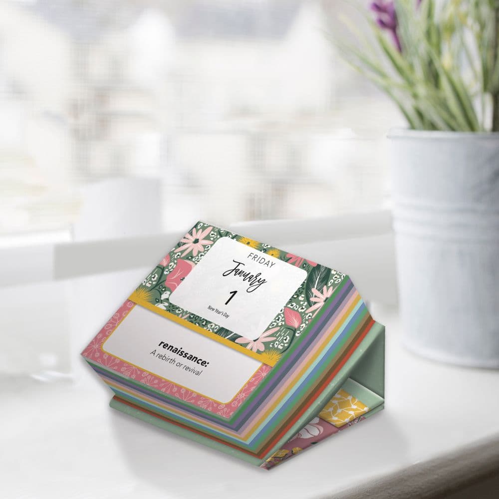 Positive Vibes 2027 Desk Calendar by Heather Dutton Fifth Alternate Image