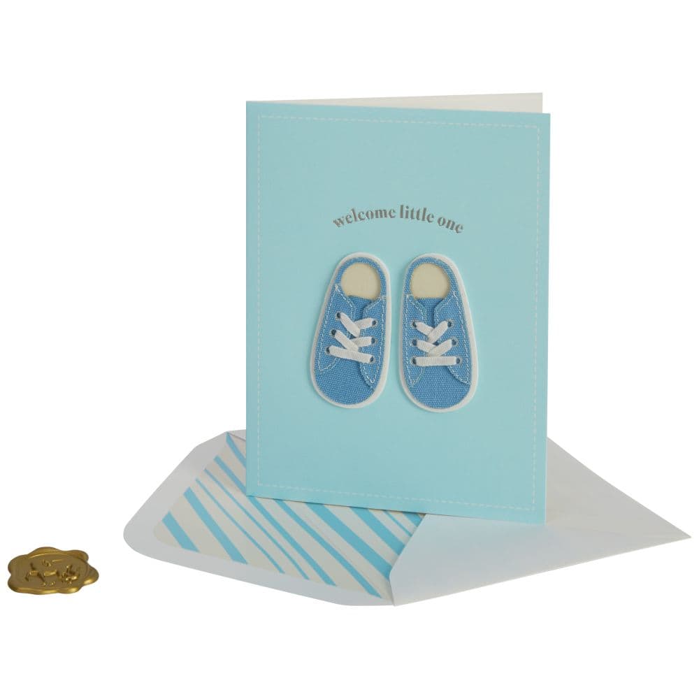 Baby Sneakers Boy New Baby Card Seventh Alternate Image width="1000" height="1000"