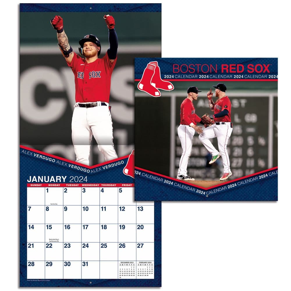 Boston Red Sox 2024 Mini Wall Calendar