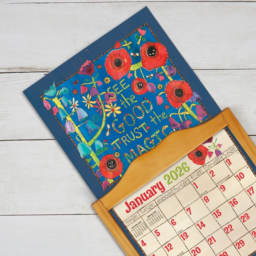 Painted Peace 2026 Wall Calendar by Stephanie Burgess_ALT4