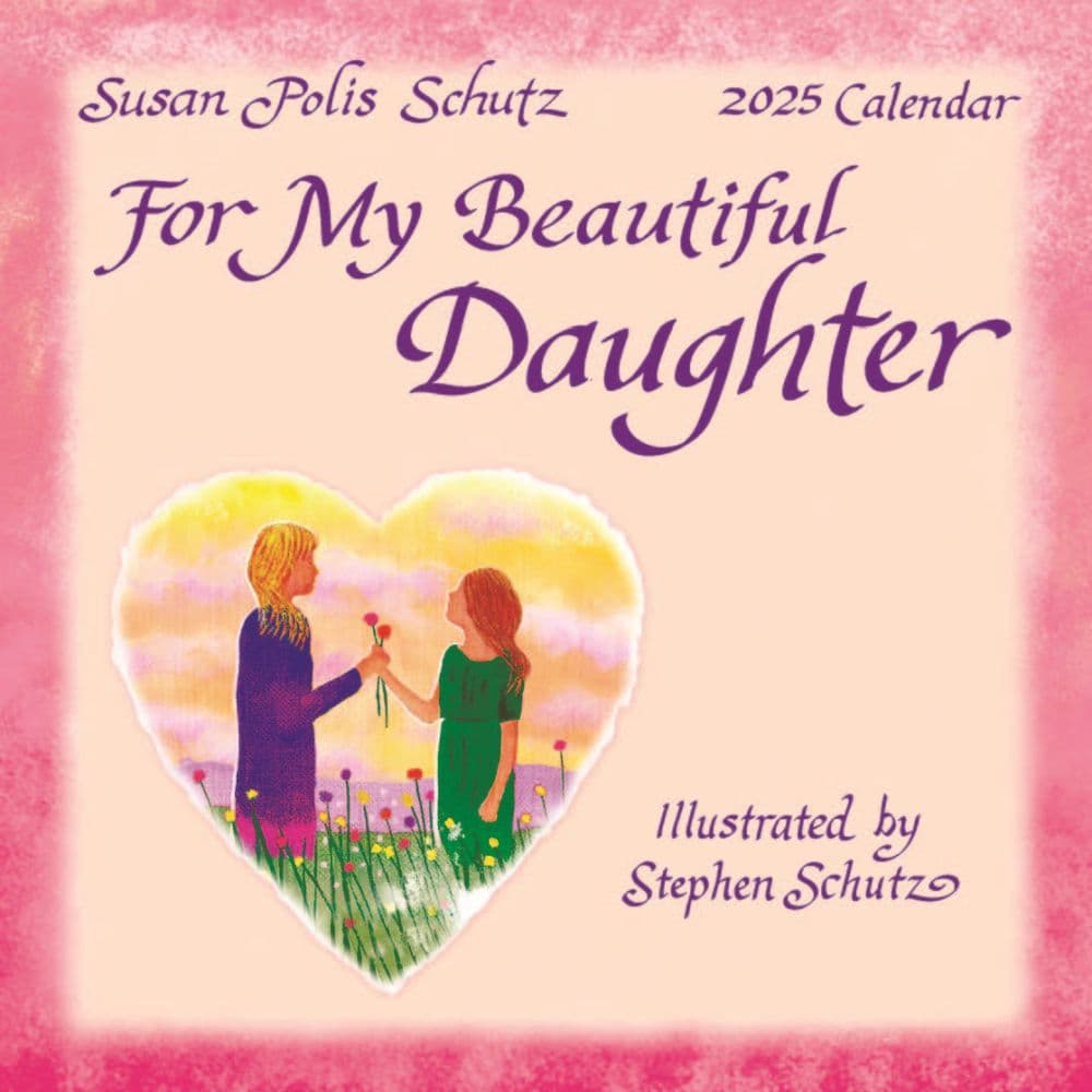 To My Daughter With Love 2025 Wall Calendar Main Image