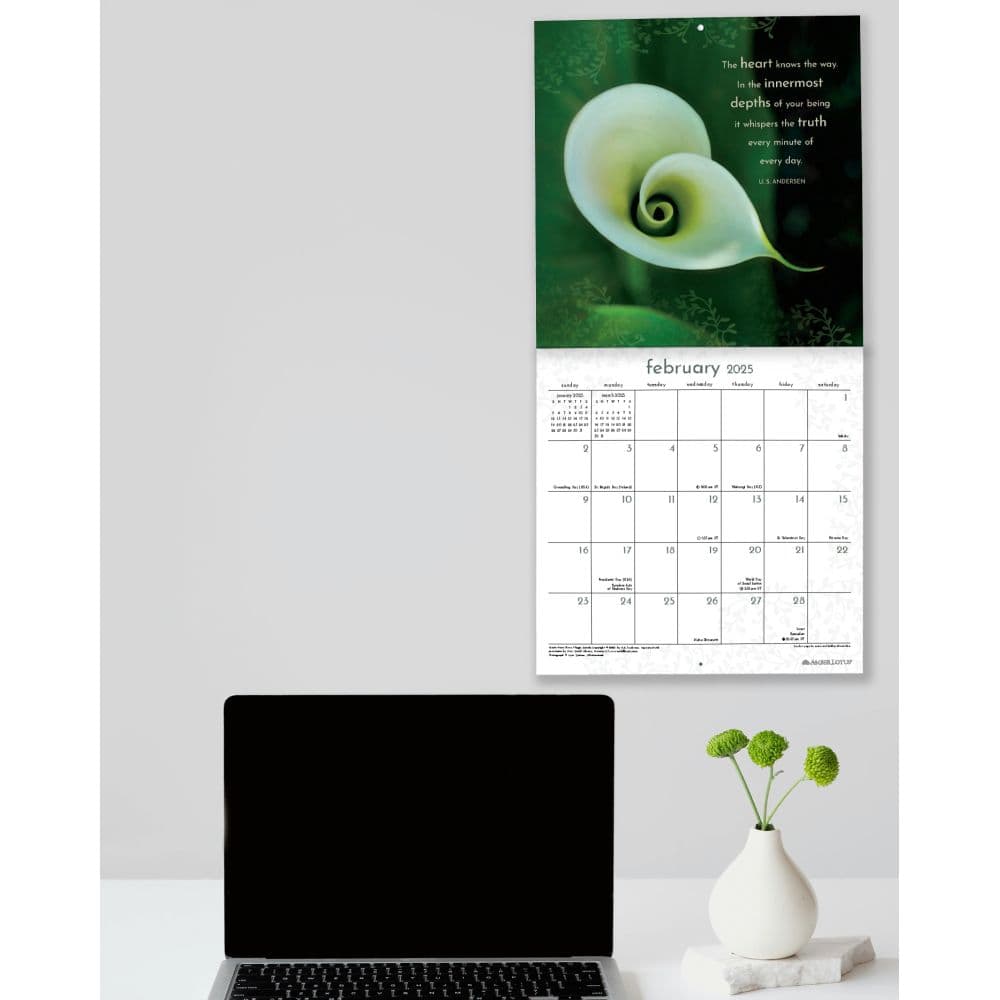 Mindful Living Year of 2025 Wall Calendar Fourth Alternate Image