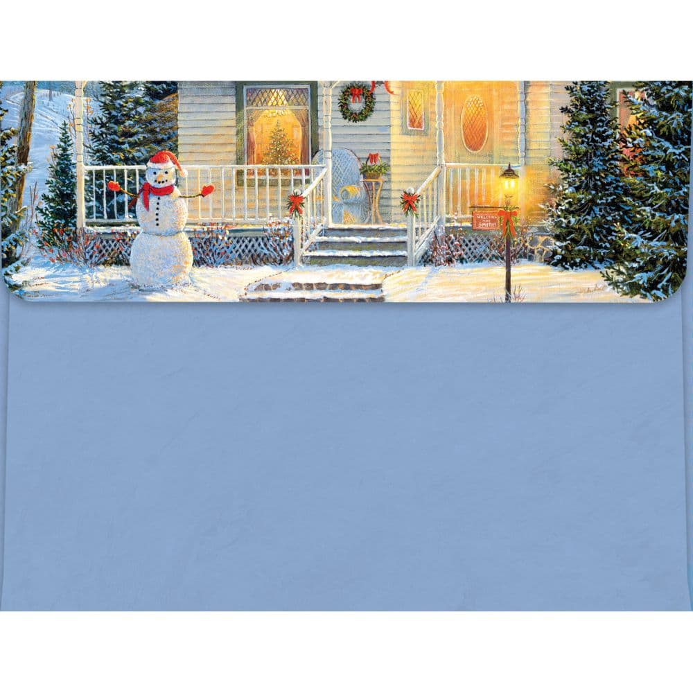 Frosty Evening Forest of Cheer Christmas Cards Third Alternate Image