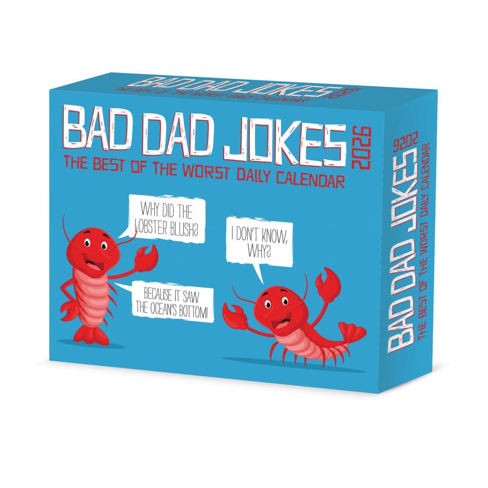 Bad Dad Jokes 2026 Desk Calendar Main Image