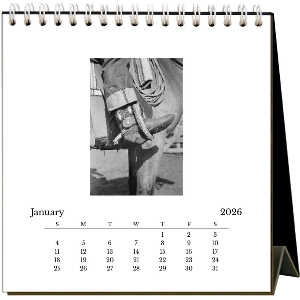 Cowboys 2026 Easel Desk Calendar Second Alternate Image