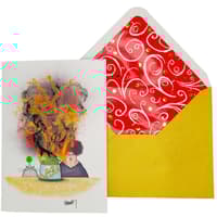 image Blow Out the Candles Birthday Card with Art by Leslie Murray