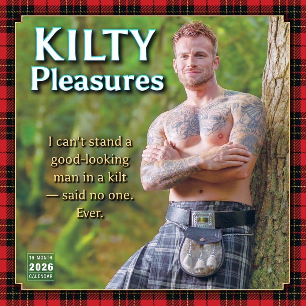 Kilty Pleasures 2026 Wall Calendar_Main Image