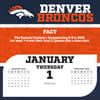 image NFL Denver Broncos 2026 Desk Calendar First Alternate Image