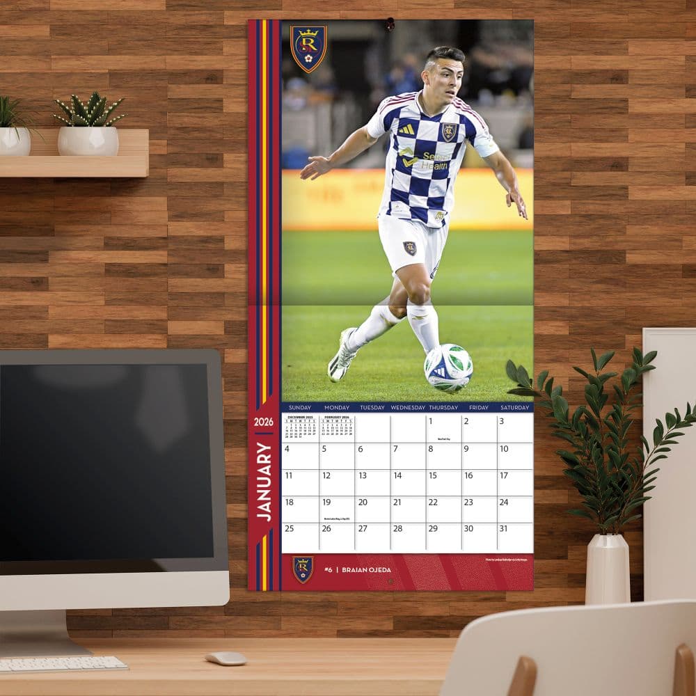 MLS Real Salt Lake 2026 Wall Calendar Fifth Alternate Image