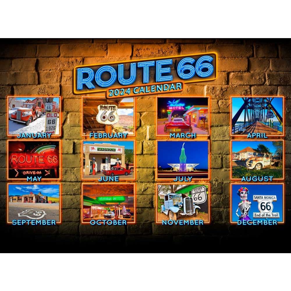 Route 66 2024 Wall Calendar First Alternate Image