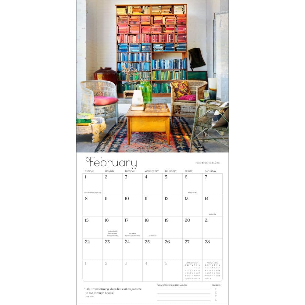 Book Lovers 2026 Wall Calendar Fourth Alternate Image