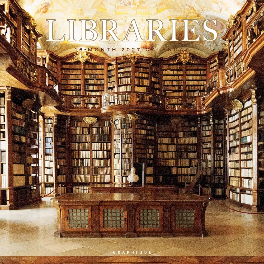 Libraries 2027 Wall Calendar Main Product Image