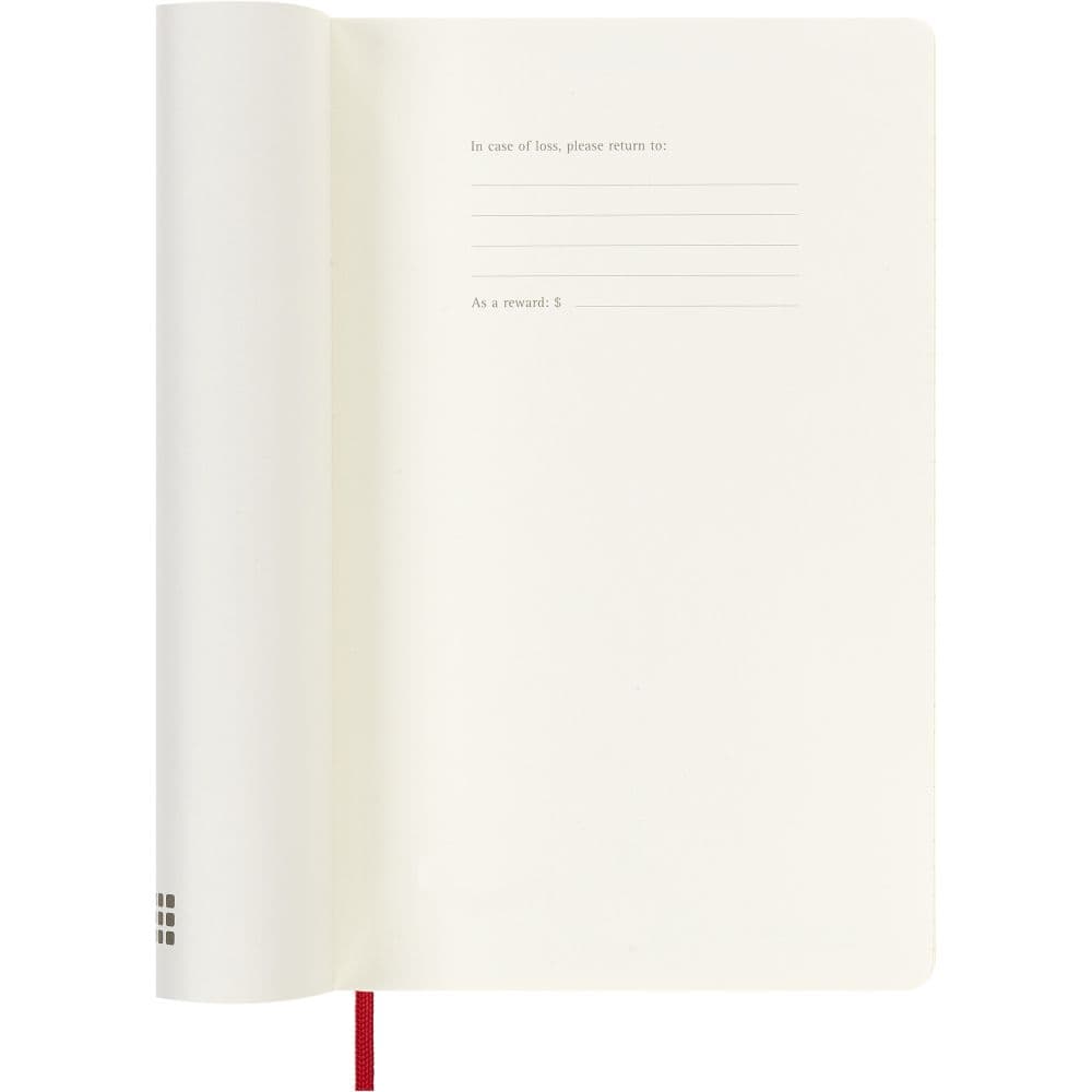 Moleskine Large Red Weekly Soft Cover 2025 Planner Third  Alternate Image