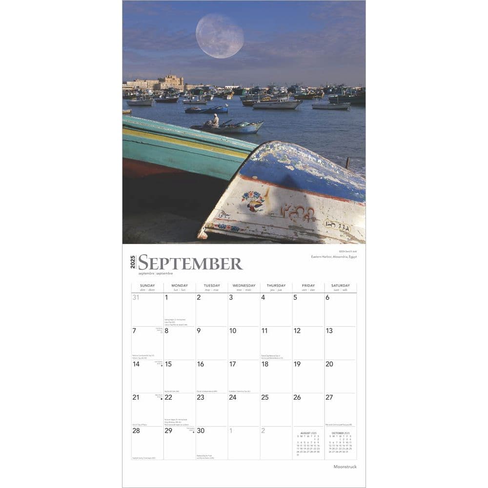 Moons 2025 Wall Calendar
