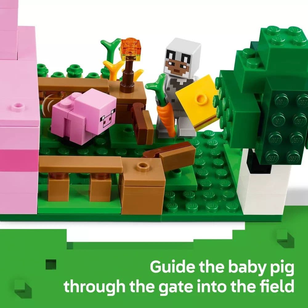 LEGO Minecraft Baby Pig House Third Alternate Image