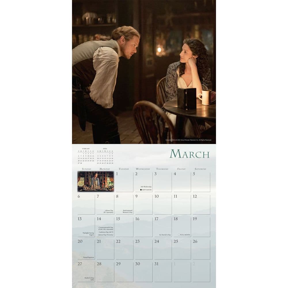 Outlander 2022 Wall Calendar - Calendars.com