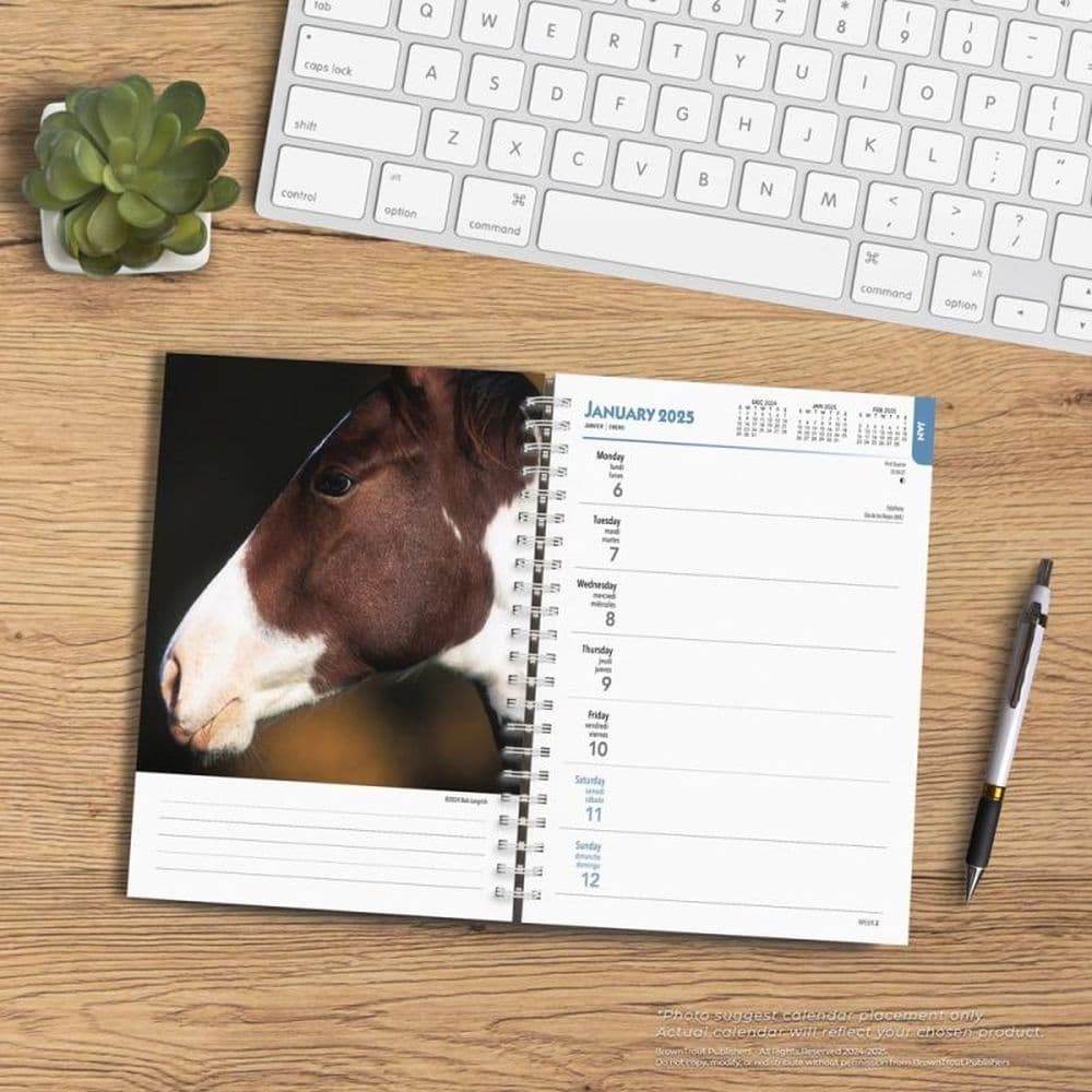 Horses 2025 Engagement Planner Fourth Alternate Image