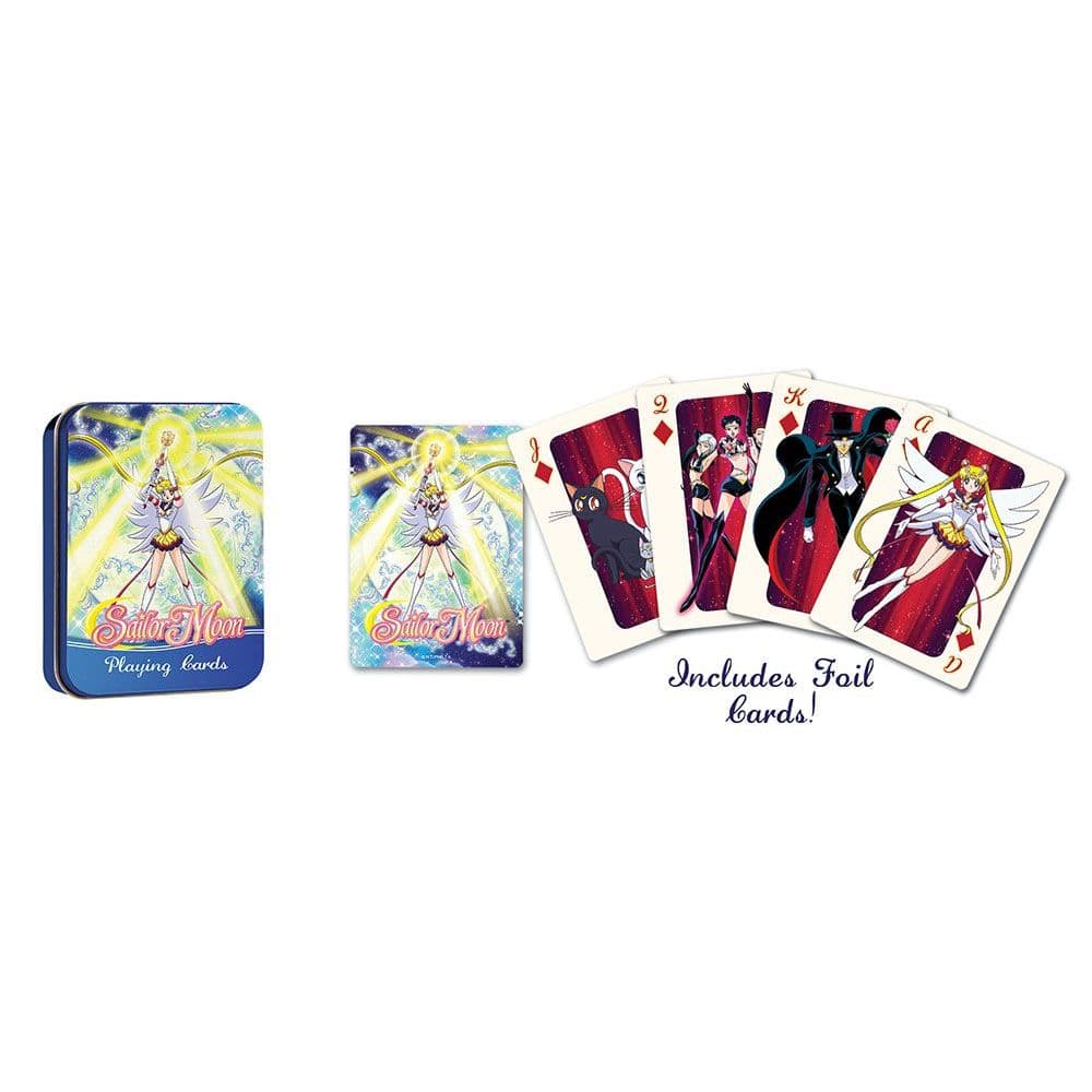 Sailor Moon Playing Cards in Tin