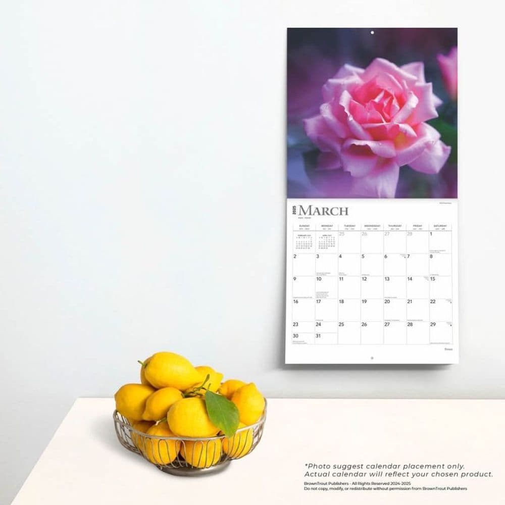 Roses 2025 Wall Calendar Fourth Alternate Image