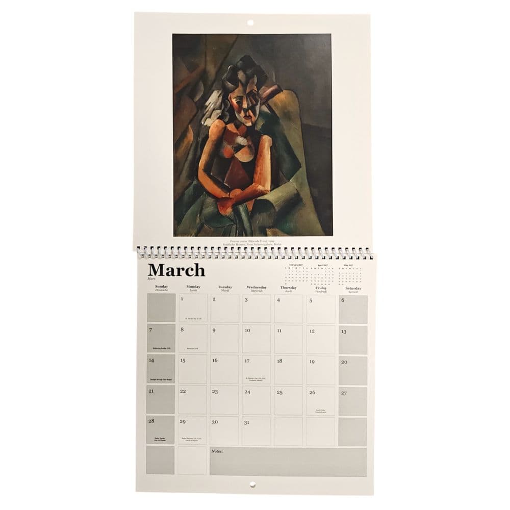 Picasso Square 2027 Wall Calendar Fourth Alternate Image