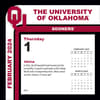 image COL Oklahoma Sooners 2024 Desk Calendar