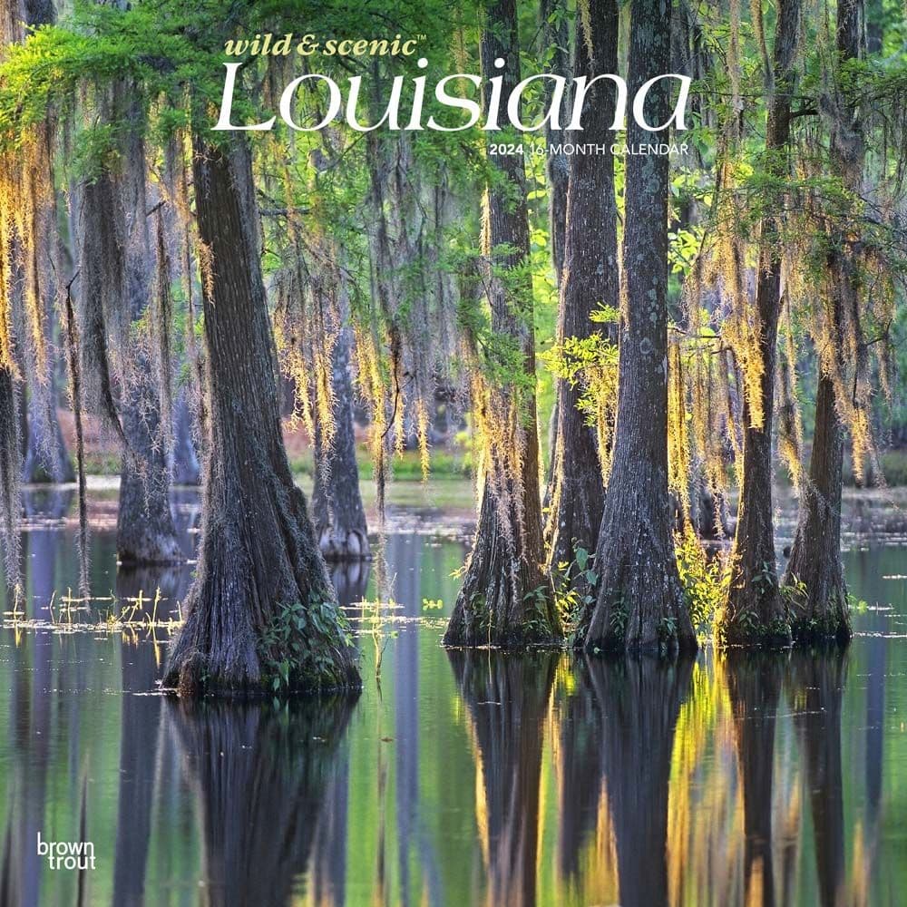 Louisiana Wild and Scenic 2024 Wall Calendar Main Product Image width=&quot;1000&quot; height=&quot;1000&quot;