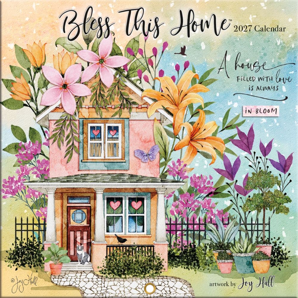 image Bless This Home 2024 Mini Wall Calendar