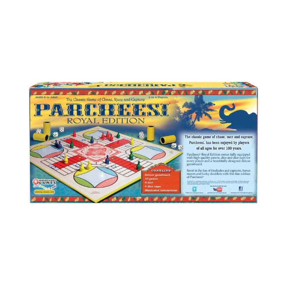 Parcheesi Royal Edition Board Game Alternate Image 1