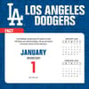 image MLB Los Angeles Dodgers 2025 Desk Calendar First Alternate Image