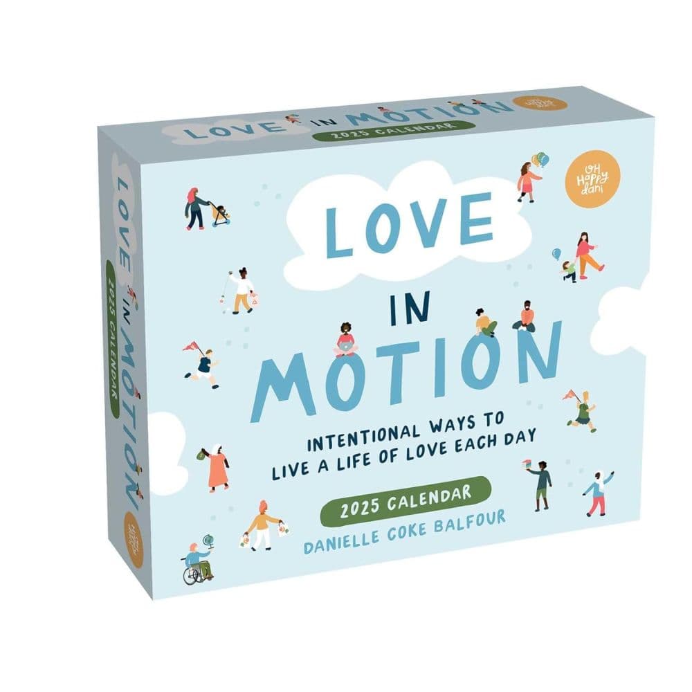 Love in Motion 2025 Desk Calendar Main Product Image width=&quot;1000&quot; height=&quot;1000&quot;