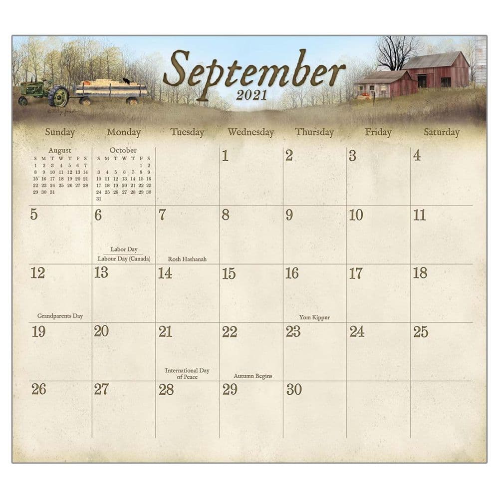 2021 Road Home Magnetic Calendar