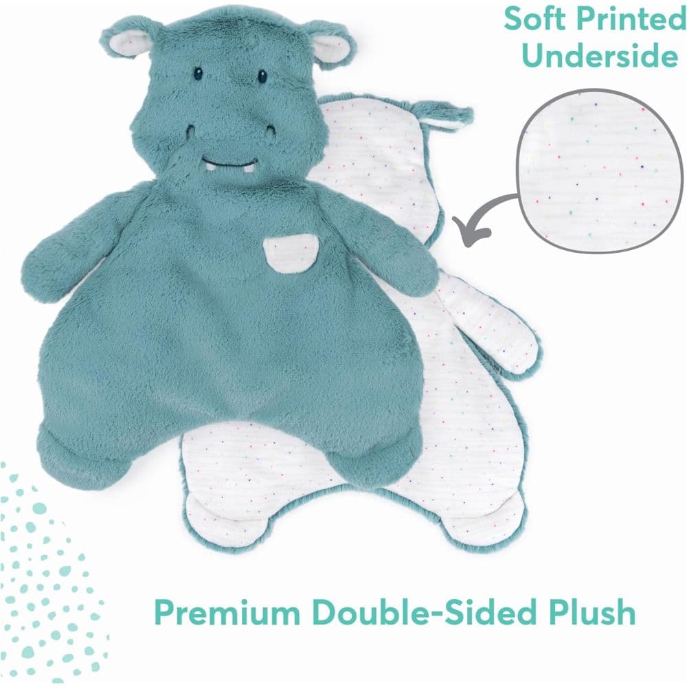 Baby GUND Oh So Snuggly Hippo Lovey Plush First Alternate Image