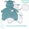 image Baby GUND Oh So Snuggly Hippo Lovey Plush First Alternate Image