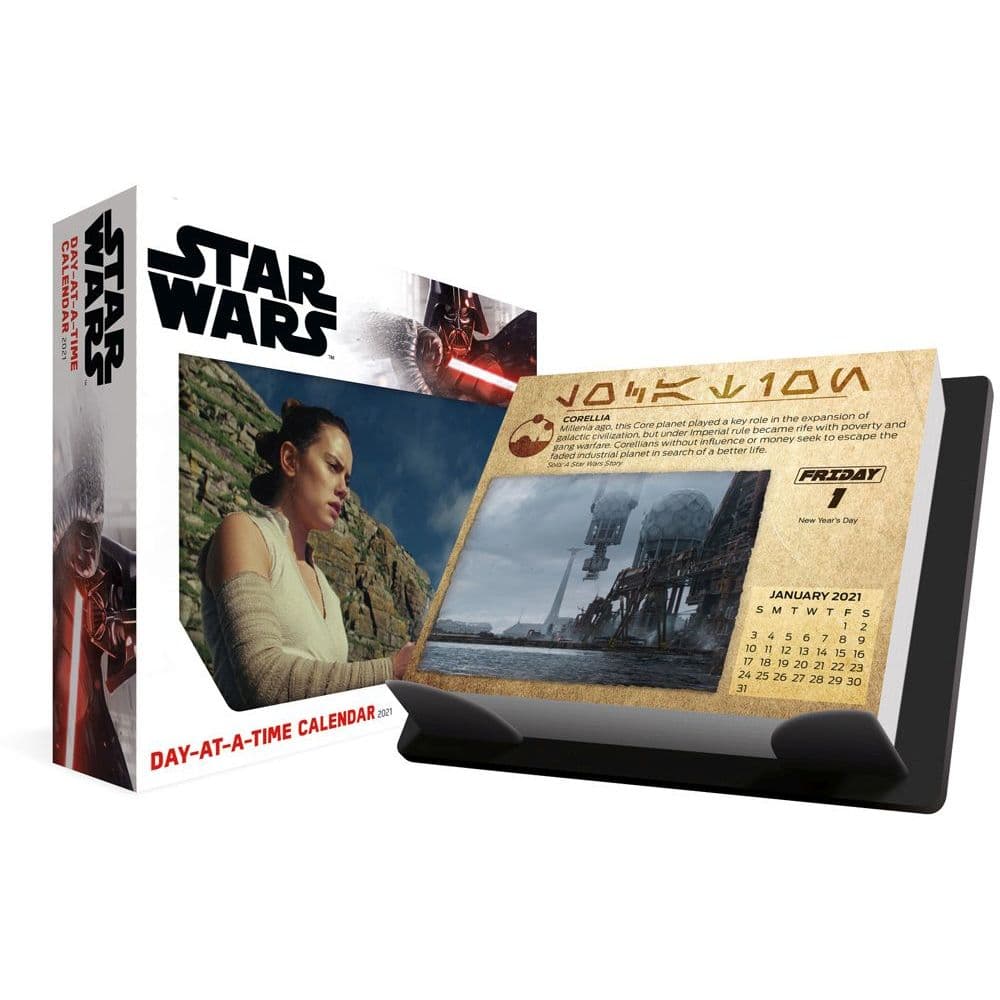 Star Wars Saga Desk Calendar