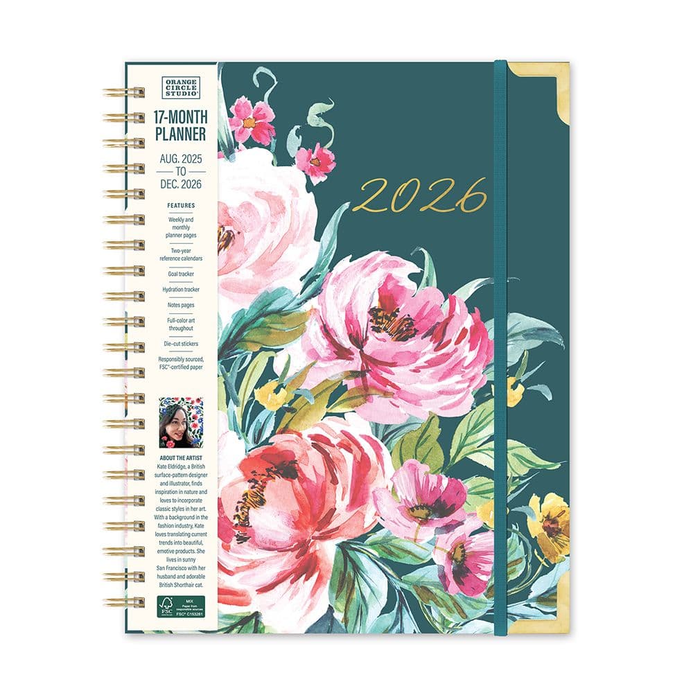 Bella Flora Spiral 2026 Planner Main Product Image