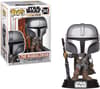 image Pop Star Wars: The Mandalorian With Chrome Vinyl Figure 10inch Alternate Image 2