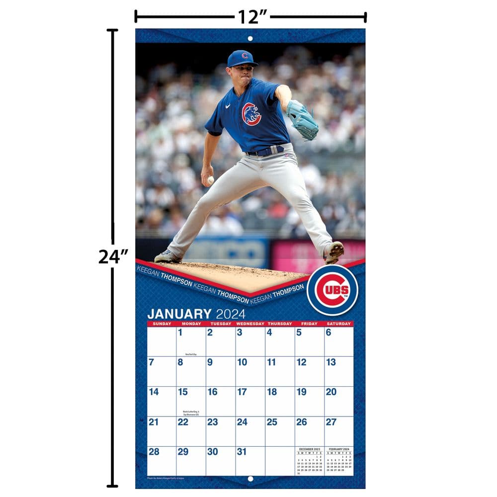 Chicago Cubs 2024 Wall Calendar Fifth Alternate Image width=&quot;1000&quot; height=&quot;1000&quot;