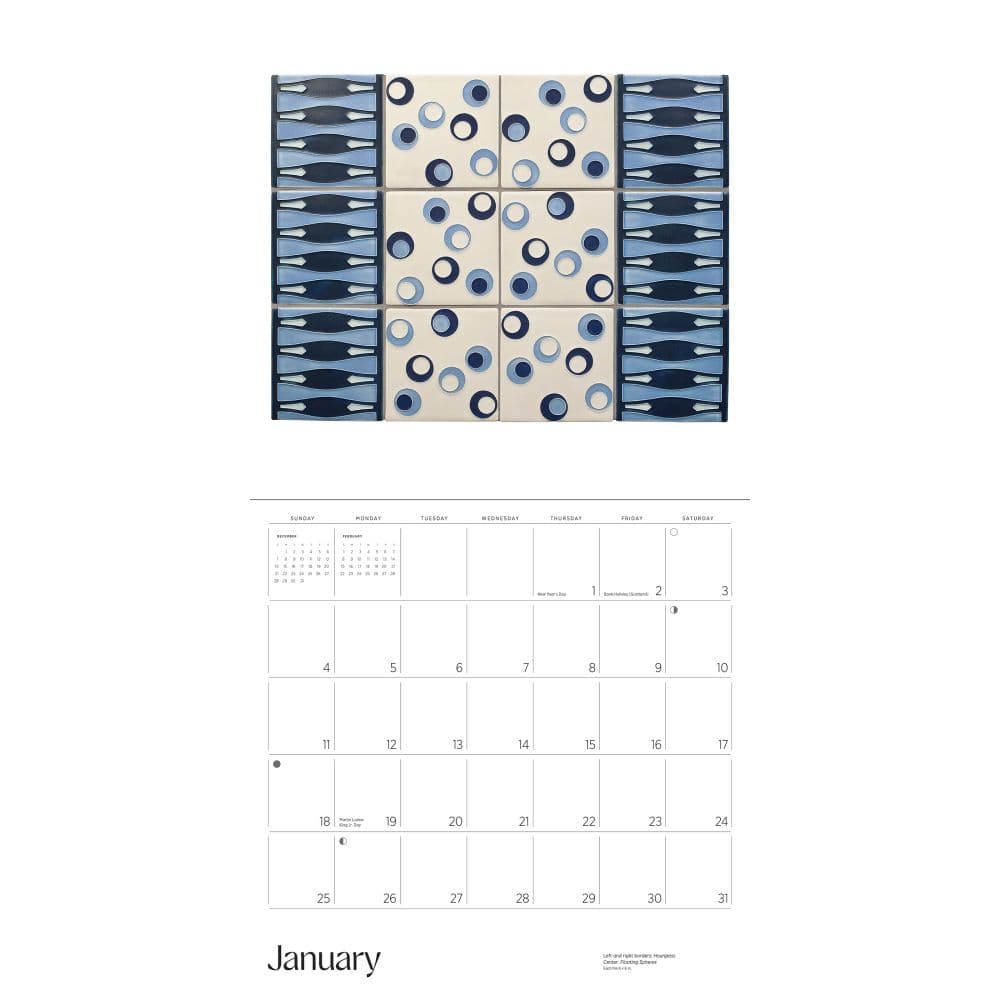 Motawi Tiles 2026 Wall Calendar Third Alternate Image