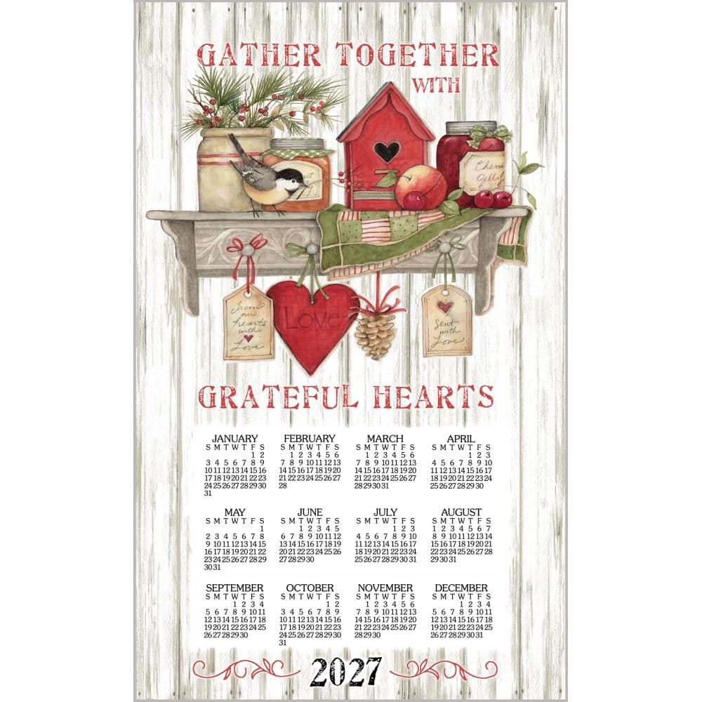 Kitchen Sentiments 2027 Calendar Towel Main Product Image
