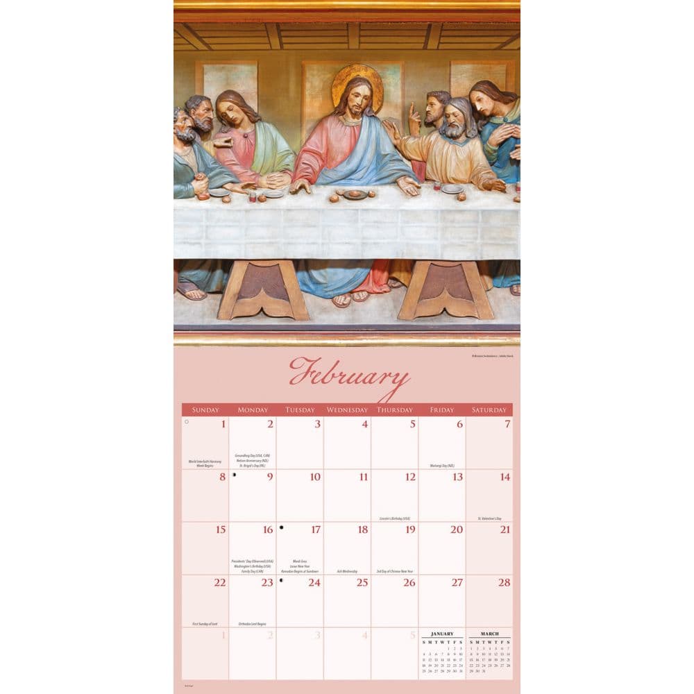Jesus 2026 Wall Calendar Second Alternate Image
