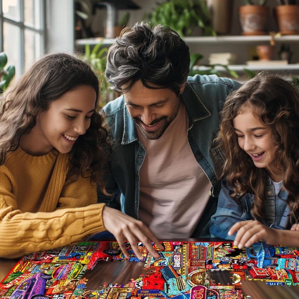 Old School Cool 1000 Piece Puzzle by Michael Fishel Third Alternate Image