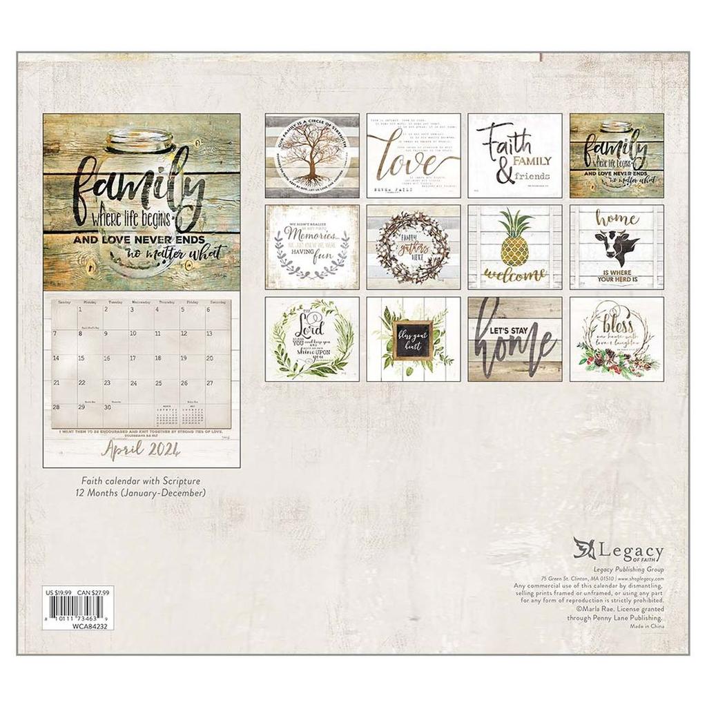 Faith and Family 2024 Wall Calendar First Alternate Image width=&quot;1000&quot; height=&quot;1000&quot;
