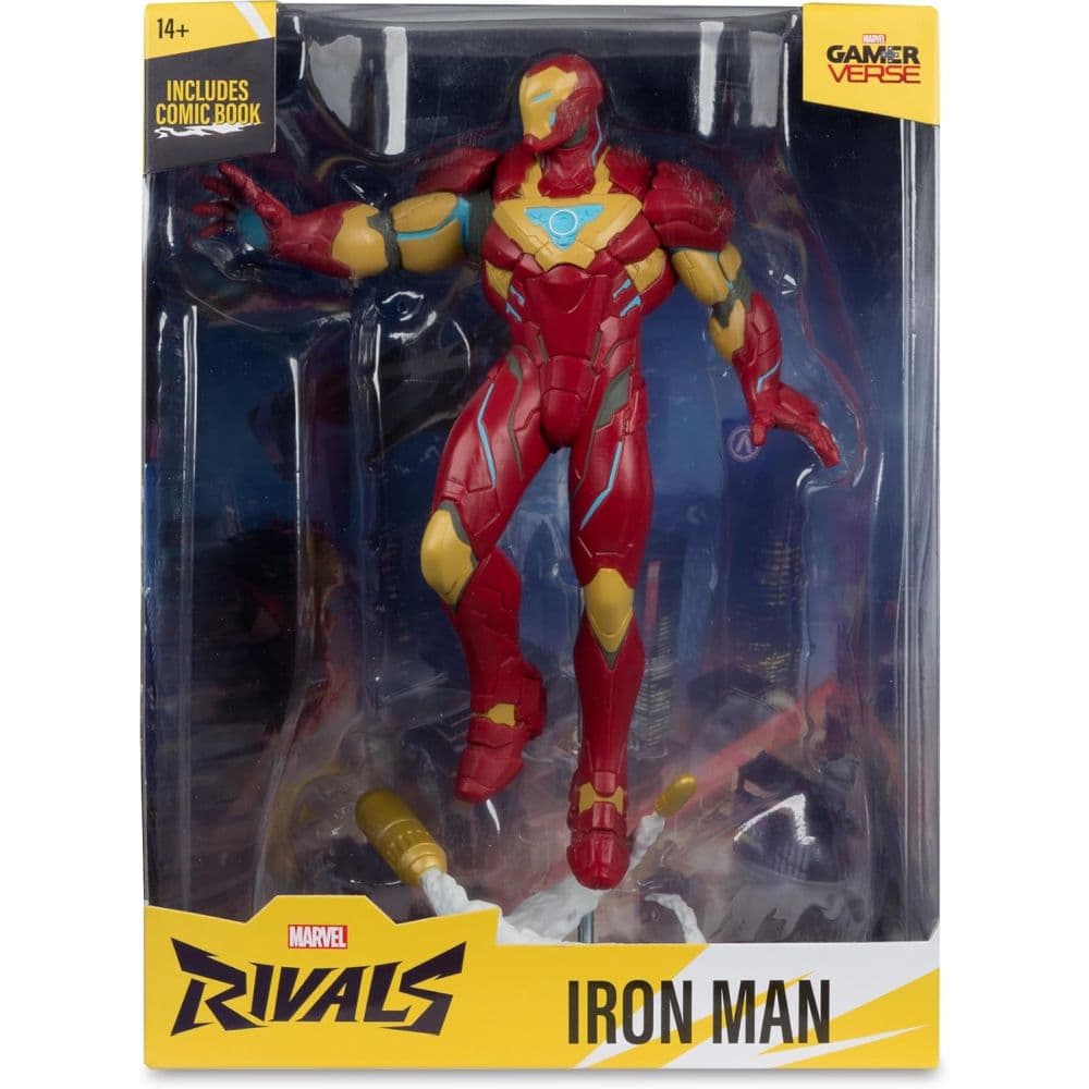 Marvel Rivals Gamerverse 1:6 Iron Man Posed Figure Main Product Image