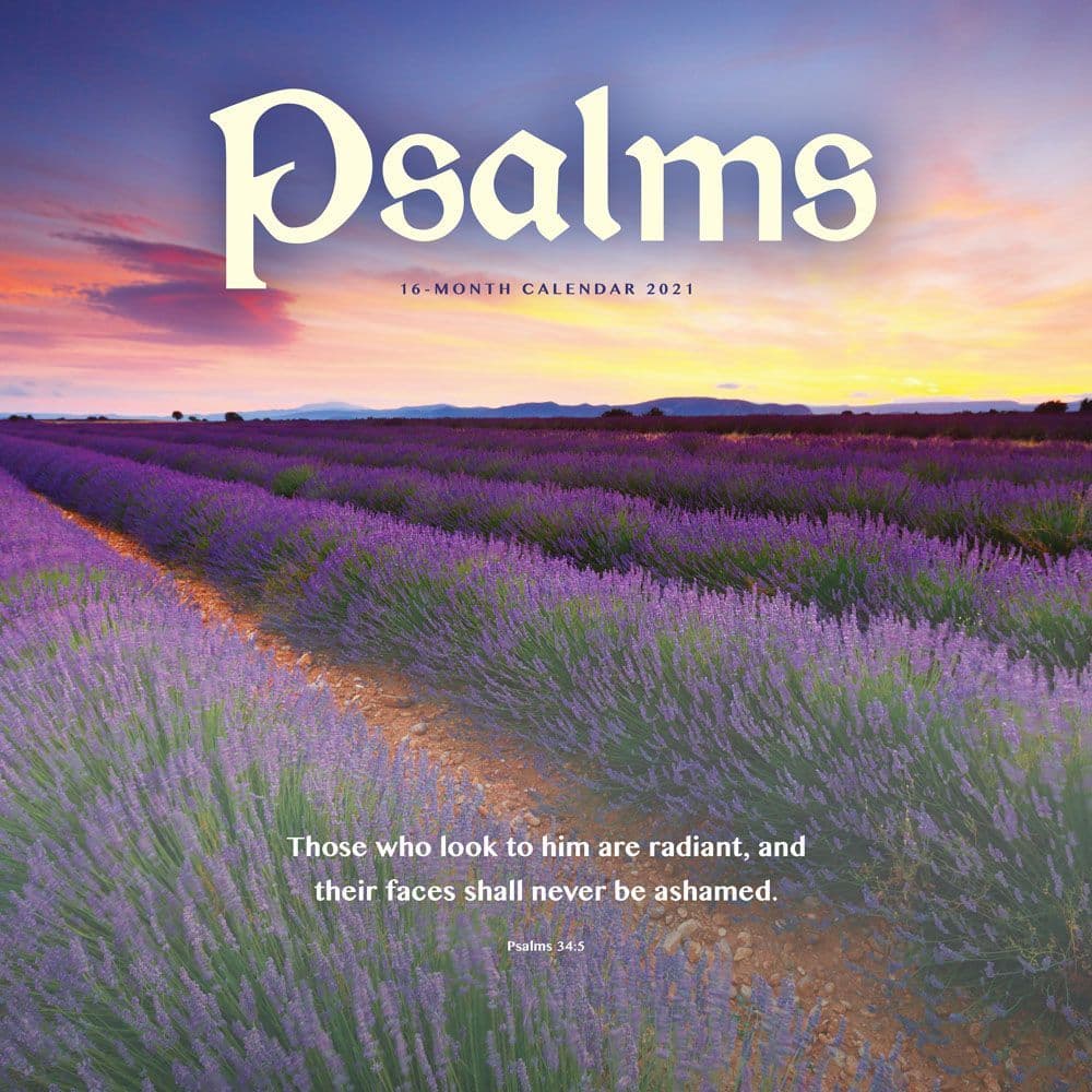 Psalms Wall Calendar