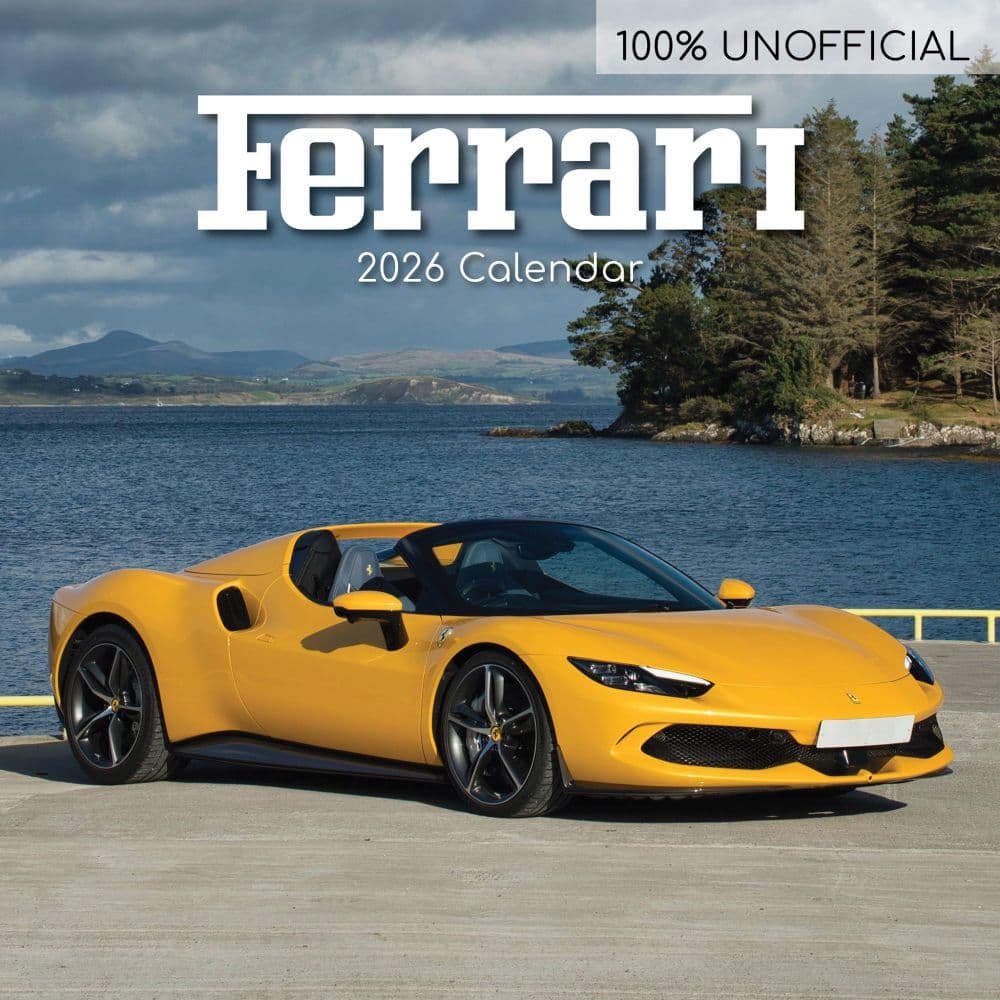 Ferrari 2026 Wall Calendar Main Image