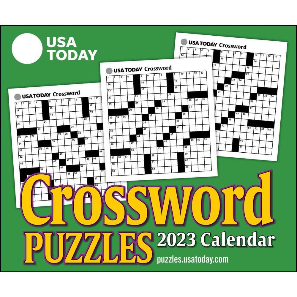 USA Today Crossword Puzzles 2023 Day-to-Day Calendar - Calendars.com