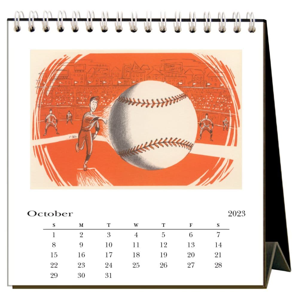 Baseball 2023 Easel Calendar - Calendars.com