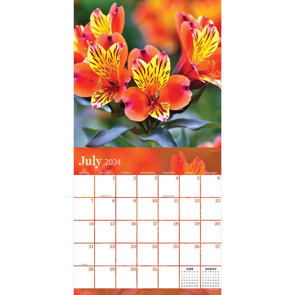 Flowers 2024 Wall Calendar